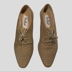 Vintage Shoestrings | Leather Lace Up Shoes for Women Size: 11M | Need TLC